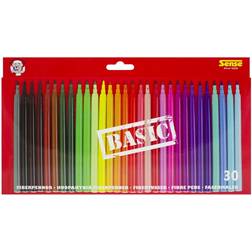Sense Basic Fiber Pens 30-pack