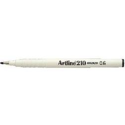 Artline 210 Fineliner Medium 0,6mm Sort