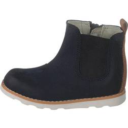 Clarks Crown Halo T Navy Leather