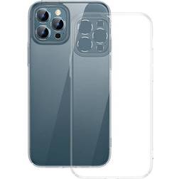 Baseus Krystal Gennemsigtigt Etui og Tempereret Glas Sæt til iPhone 12 Pro