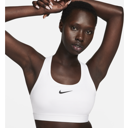 Nike Swoosh Support-sports-bh med indlæg til kvinder hvid