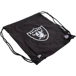 New Era NFL Gym Sack Oakrai Black, Unisex, Udstyr, tasker og rygsække, Sort, ONESIZE