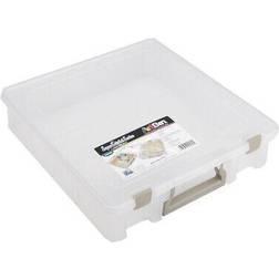 Artbin super satchel single compartment -15.25"x14"x3.5" translucent -6955ab