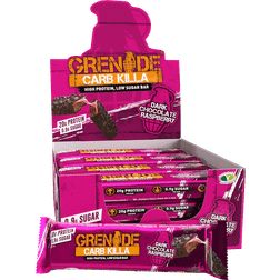 Grenade Dark Chocolate Raspberry Protein Bar 60g 12 stk