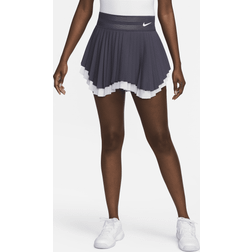 Nike Court Dri-FIT Slam-tennisnederdel til kvinder grå