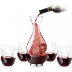 Final Touch Conundrum Wine Glasses & Vinkaraffel 5stk