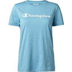 Champion Script Logo T-shirt Dame Blå