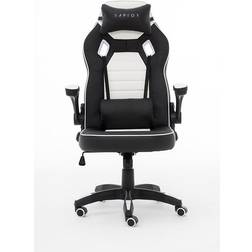 Raptor Gaming Chair GS-50 Full Size, PU Foam, Black/White