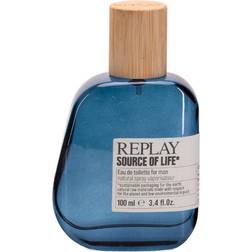 Replay Source Of Life Man Edt 100ml