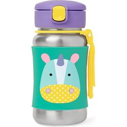 Skip Hop Zoo Stainless Steel Vandflaske med Sugerør Unicorn