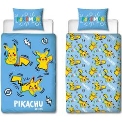 Pokemon Pikachu vendbart senior sengesæt 140x200cm