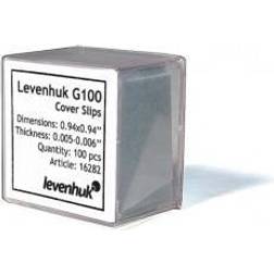 Levenhuk G100 Cover Slips, 100 pcs Tilbehør til mikroskop