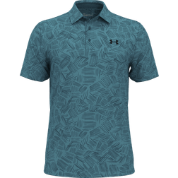 Under Armour Playoff 3.0 Printed Polo Still Water/Blue
