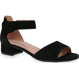 Caprice UK EUR 38 black suede elegant open sandals