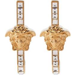 Versace Gold Medusa Stud Earrings UNI