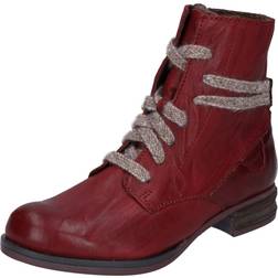 Josef Seibel Women's Sanja Womens Ankle Boots Dark Shade/Red/Burgundy