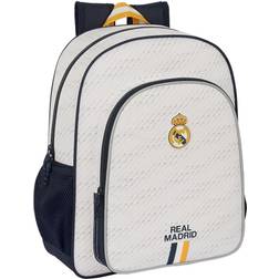 Real Madrid C.F. Skoletaske Hvid 32 X 38 X 12 cm
