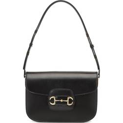 Gucci Horsebit 1955 Shoulder Bag, Black, Leather OS U
