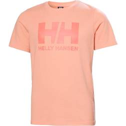 Helly Hansen Junior's HH Logo Round Neck Cotton Tshirt Orange 176/16