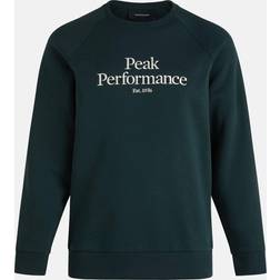 Peak Performance Original logo sweatshirt sort Levering 1-2 hverdage