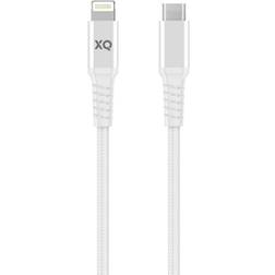 Xqisit Lightning USB-C kabel 2m hvid