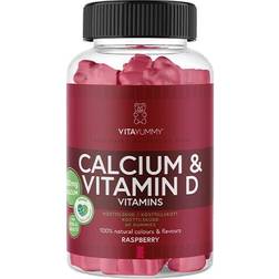 VitaYummy Calcium & Vitamin D Raspberry Gummies 60 stk