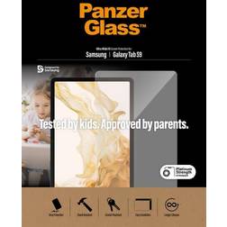 PanzerGlass Galaxy Tab S9 AntiBacterial Ultra-Wide Fit Beskyttelsesglas Platinum Strength