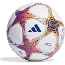adidas Fodbold Champions League Pro Kampbold Kvinde Hvid/Sølv/Pink/Orange Ball SZ