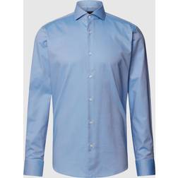 HUGO BOSS Hemd Regular Fit blau