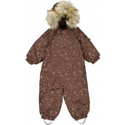Wheat Nickie Tech Snowsuit - Cone And Flowers (8002g-921R-3049)