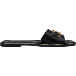 Tamaris Leather Sandals - Black