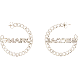 Marc Jacobs The Charmed Chain Hoops - Silver/Transparent
