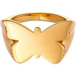 Jane Kønig Butterfly Signet Ring - Gold