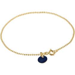 ENAMEL Copenhagen Ball Chain Bracelet Midnight Gold-Plated