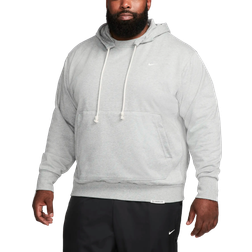 Nike Standard Issue Dri-Fit Pullover Basketball Hoodie Men's - Dark Grey Heather/Pale Ivory