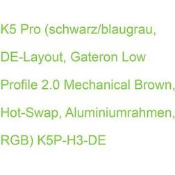 Keychron K5 Pro QMK/VIA Wireless Low Profile Gateron Hot