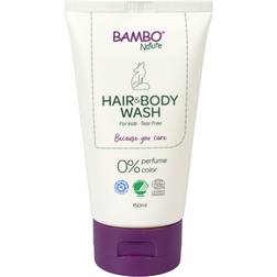Bambo Nature Hair & Bodywash 150 ml uden farve og parfume