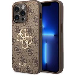 Guess iPhone 15 Pro Max Cover 4G Logo Brun
