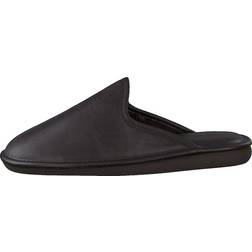Hush Puppies Leather Slipper Brown