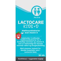 Lactocare Kids +D Kosttilskud 30