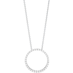 Sif Jakobs Biella Grande Necklace - Silver/Transparent