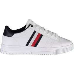 Tommy Hilfiger Leather Signature Tape M - White