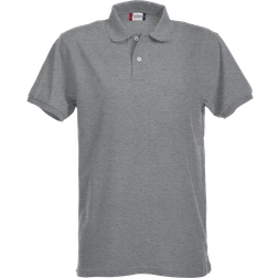Clique Stretch Premium Polo Shirt Men's - Grey Melange