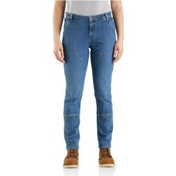Carhartt Women's Rugged Flex Relaxed Fit Double-Front Jean, Linden