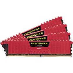 Corsair Vengeance LPX Red DDR4 3000MHz 4x4GB (CMK16GX4M4B3000C15R)