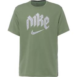 Nike Men's Dri-FIT Run Division Miler Running Top - Green