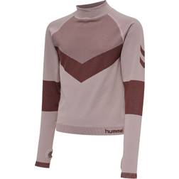 Hummel Jr Kith Seamless Shirt Pink, Unisex, Tøj, basislag, Lyserød, 134/140