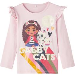 Name It Girl's Gabby's Dollhouse Long Sleeved Top - Parfait Pink