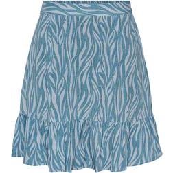 Pieces Nya Mini Skirt - Kentucky Blue