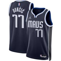 Jordan Dallas Mavericks Statement Edition Dri-FIT NBA Swingman-trøje blå